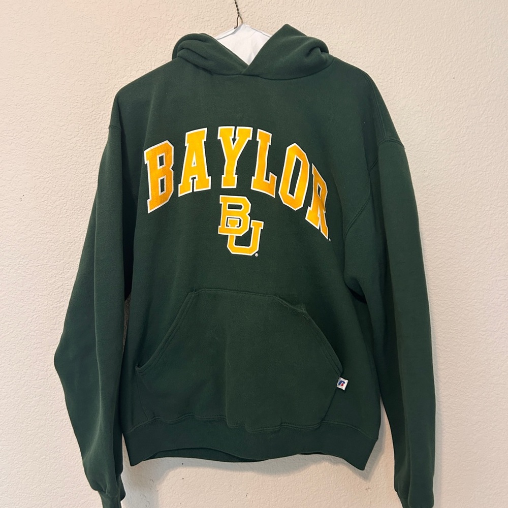 Baylor Russell Athletic Green Hoodie Men’s Medium